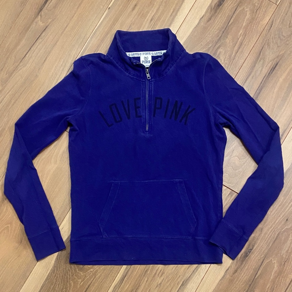 PINK Victoria's Secret Women's Purple Sweatshirt